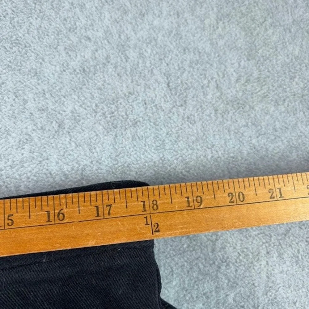 Banana Republic corduroy Pants Mens 36L Black Solid Straight Leg Cotton